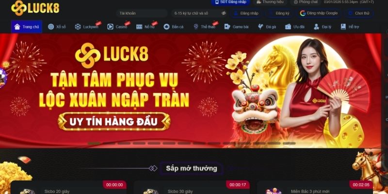 LUCK8 sớm ghi dấu ấn tại thị trường đổi thưởng châu Á hiện nay